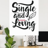 Paar Cadeautje Enkelvoudig en liefdevol Poster (Thuiskantoor)