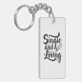 Paar Cadeautje Enkelvoudig en liefdevol Sleutelhanger (Voorkant Links)