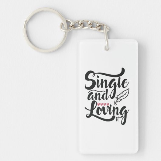 Paar Cadeautje Enkelvoudig en liefdevol Sleutelhanger (Voorkant)
