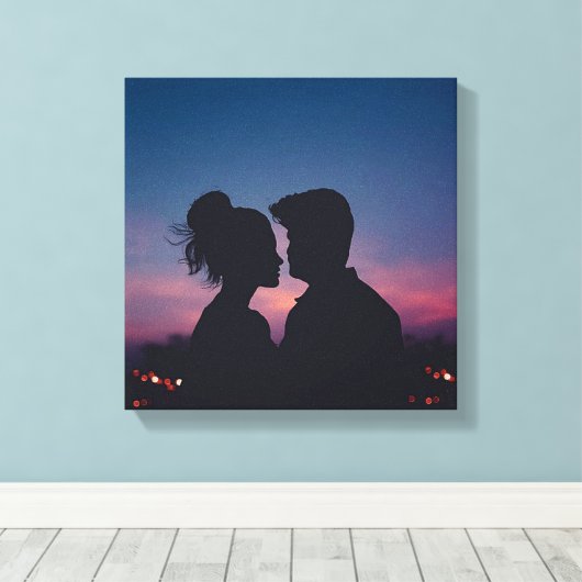 paar canvas afdruk (Insitu (Houten vloer))