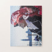 Paar carnavalmaskers legpuzzel (Verticaal)