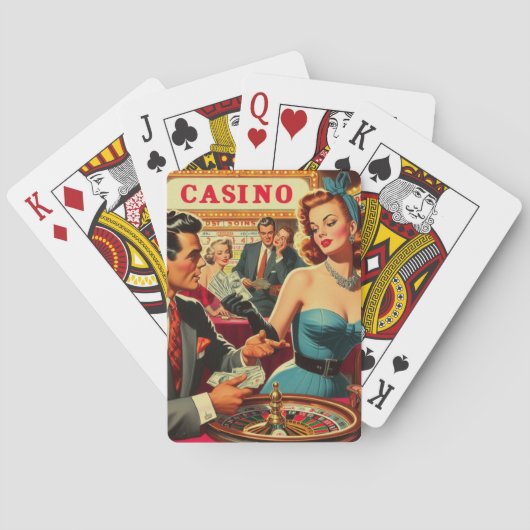  Paar Casino Illustratie Pokerkaarten (Achterkant)
