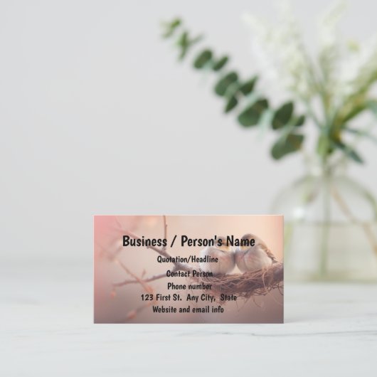 Paar Counseling Therapie Groepen Custom Business Visitekaartje (Staand voorkant)