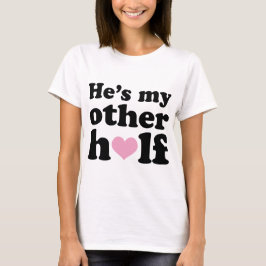 Paar Cute andere helft T-shirt