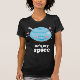 Paar Cute Sugar en spice haar T-shirt
