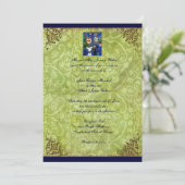 Paar Dag van de uitnodiging voor een dodenhuwelijk (Staand voorkant)