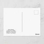 Paar Dance Waltz, Briefkaart (Achterkant)