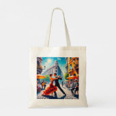 Paar dansen in de tango in Argentinië Tote Bag (Achterkant)