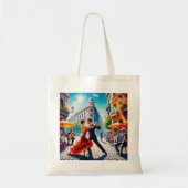 Paar dansen in de tango in Argentinië Tote Bag (Voorkant)