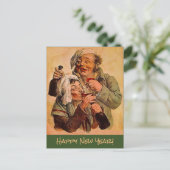  paar delen Tonic Happy Nieuwjaar toast PC Briefkaart (Staand voorkant)