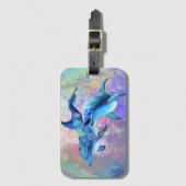 Paar Dolfijn Bagagelabel (Voorkant (verticaal))