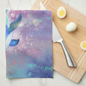 Paar Dolfijn Keukenhanddoek (Quarter Fold)