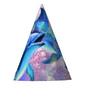 Paar Dolfijn Party Pet Feesthoedjes (Voorkant)