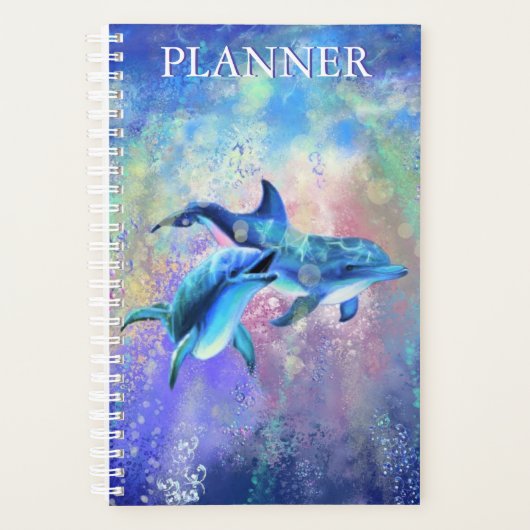 Paar Dolfijn Planner (Voorkant)
