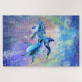 Paar Dolfijn Puzzel Legpuzzel (Horizontaal)