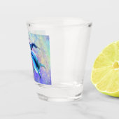 Paar Dolfijn Shot Glas (Rechts)