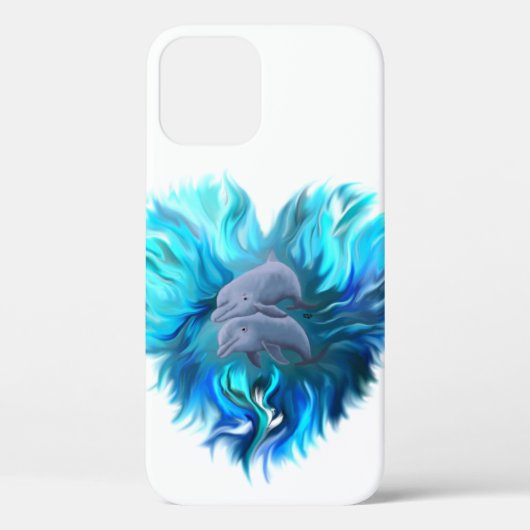Paar dolfijnen Case-Mate iPhone case (Achterkant)
