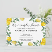 Paar douche Lemons en greenerparty Kaart (Staand voorkant)