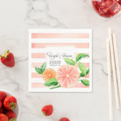 Paar Douche Moderne Roze Grapefruit Sinaasappel Ci Servet (Insitu)