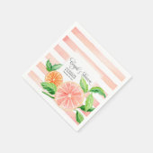 Paar Douche Moderne Roze Grapefruit Sinaasappel Ci Servet (Hoek)