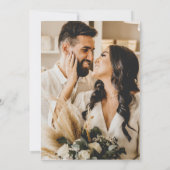 Paar douchen voordat ze zeggen dat ik foto bruids kaart (Achterkant)