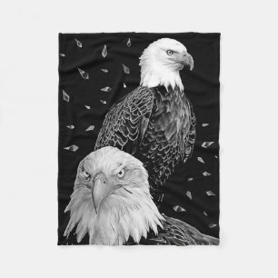 Paar Eagle Fleece Deken