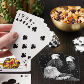 Paar Eagle Pokerkaarten (Insitu)