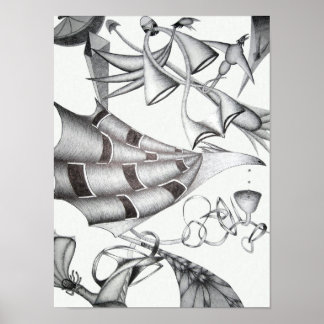 Paar een dox, druk af poster