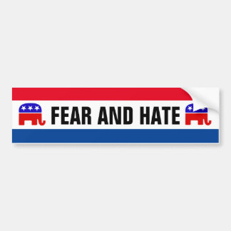 PAAR EN HAAT BUMPERSTICKER