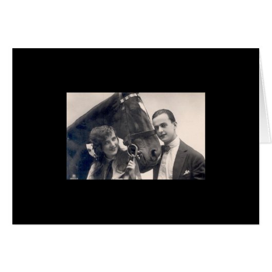  paar en paarden (Voorkant Horizontaal)