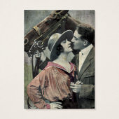 paar en paarden visitekaartje (Achterkant)