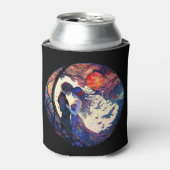 Paar Faux Glas in lood Koelbox Blikjeskoeler (Blikje Voorkant)