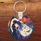 Paar Faux Glas in lood Sleutelhanger (Voorkant)