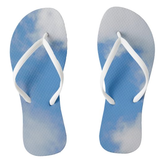 Paar Flip Flops CLOUDS  KUNST EN ONTWERP  (Voetbed)