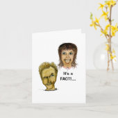 Paar Flu Shot = Datum Nacht gevolgd Wenskaart Kaart (Gele Bloem)