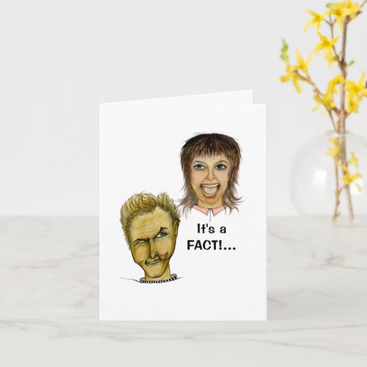 Paar Flu Shot = Datum Nacht gevolgd Wenskaart Kaart (Gele Bloem)