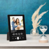 Paar Foto Aangepaste Muziek Speler Uw Song Code Fotoplaat (Zijkant)