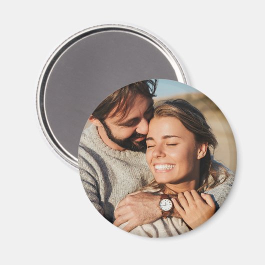 Paar foto bruiloft magneet (Voorkant / Achterkant)