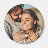 Paar foto bruiloft magneet (Voorkant)