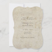  paar foto sparen de datum bruiloft kaart (Achterkant)