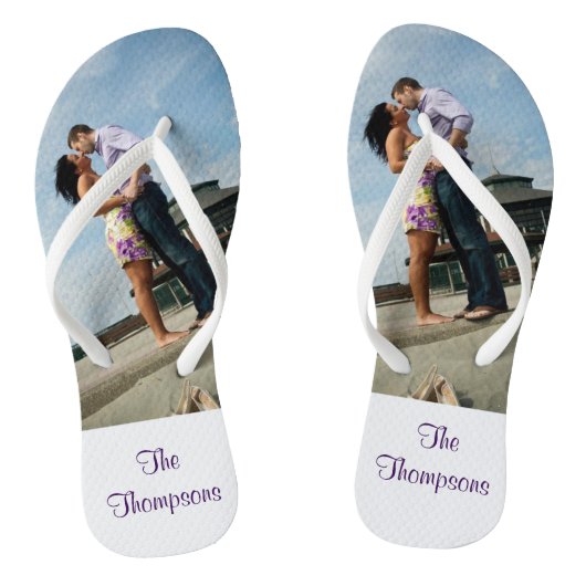 Paar foto | Teenslippers (Voetbed)