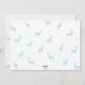 Paar foto van gehuwd en helder script feestdagenkaart (Achterkant)