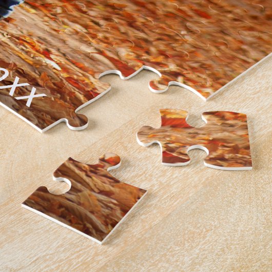 Paar foto's en jaar legpuzzel (Zijkant)