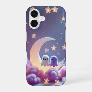 Paar Geest op de Maan Ontwerp iPhone 16 Hoesje