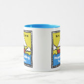 Paar gelukkig samen zeilen mok (Midden)