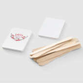 Paar Gift Happy Valentijnsdag Handwaaier (Niet-gemonteerd)