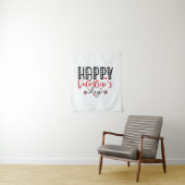 Paar Gift Happy Valentine Dag Wandkleed (In situ)