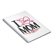 Paar Gift I Love mama Notitieboek (Rechterzijde)