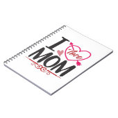 Paar Gift I Love mama Notitieboek (Linkerzijde)