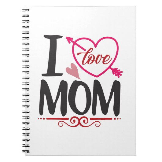 Paar Gift I Love mama Notitieboek (Voorkant)